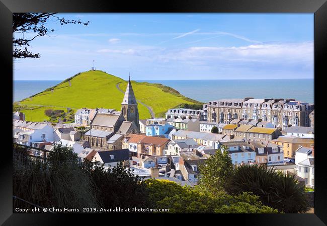 Sea views of sunny Ilfracombe Framed Print by Chris Harris