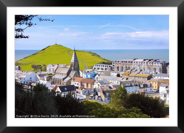 Sea views of sunny Ilfracombe Framed Mounted Print by Chris Harris