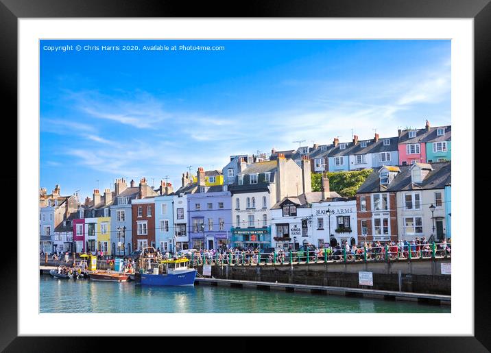 Weymouth in Dorset Framed Mounted Print by Chris Harris