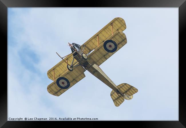 Royal Aircraft Factory BE2 Framed Print by Lee Chapman