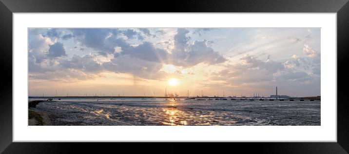 Sunset over Kent Framed Mounted Print by Scott Nicol