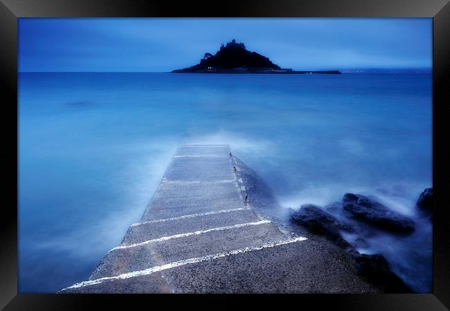 St Michaels Mount                                  Framed Print by David Pulford