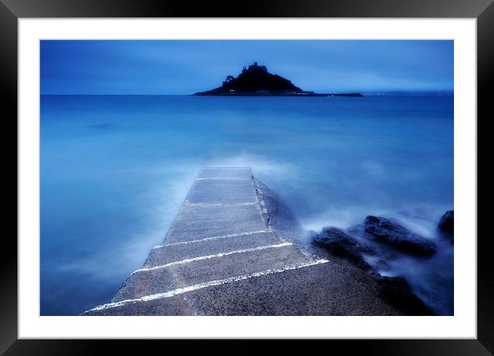 St Michaels Mount                                  Framed Mounted Print by David Pulford