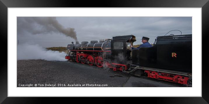 RHDR Steam engine Framed Mounted Print by Tom Dolezal