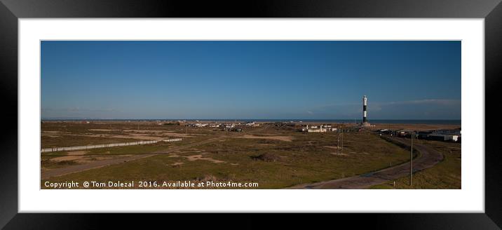 Dungeness panorama. Framed Mounted Print by Tom Dolezal