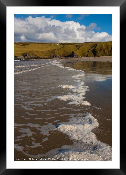 Highland shoreline Framed Mounted Print by Tom Dolezal