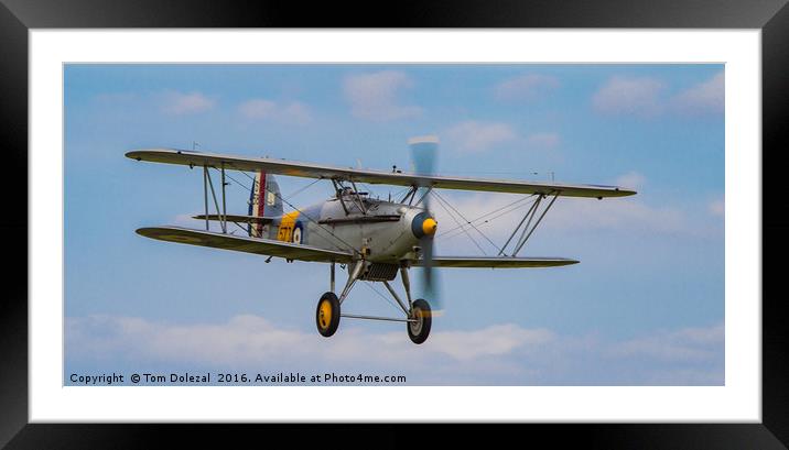 Hawker Nimrod approach Framed Mounted Print by Tom Dolezal