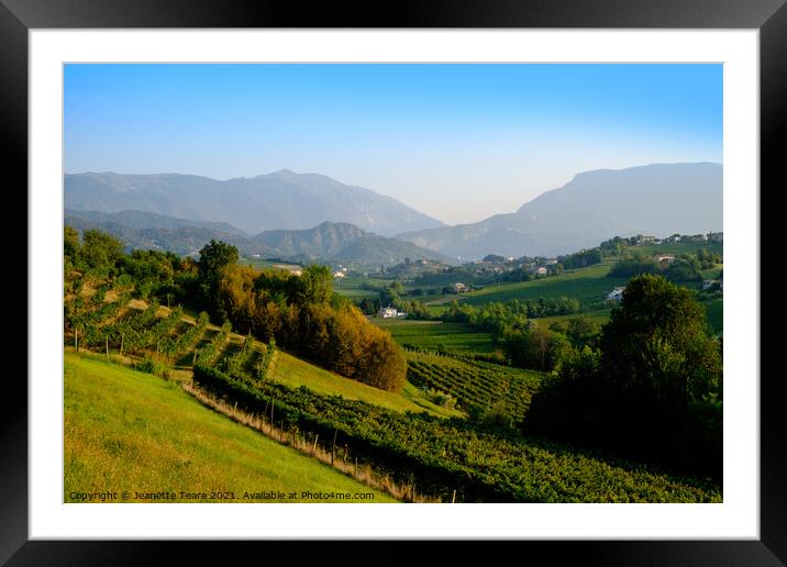 Between Venice and the Dolomites Framed Mounted Print by Jeanette Teare