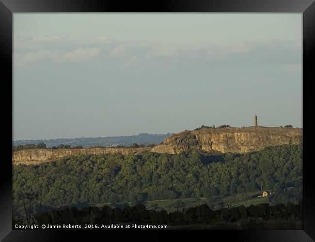 Crich Memorial Tower Framed Print by Jamie Roberts