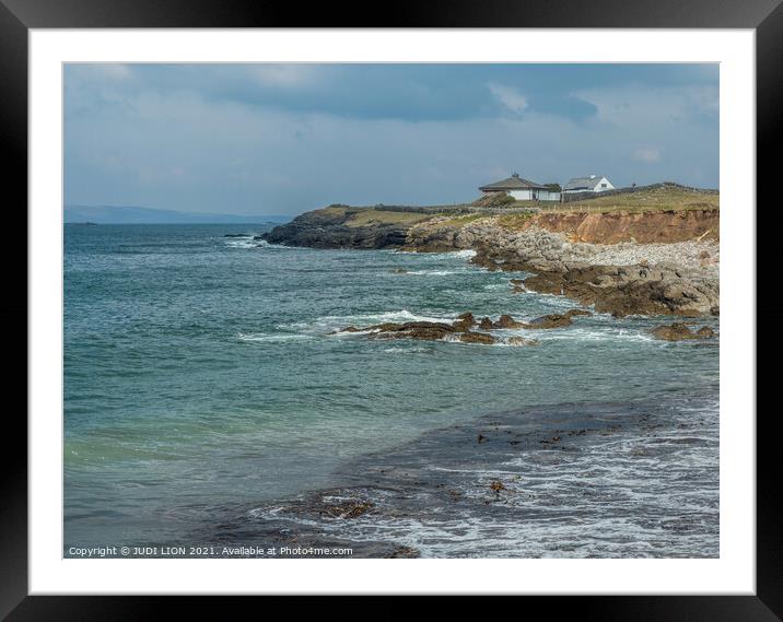 Coast at Fahamore, Co Kerry Framed Mounted Print by JUDI LION