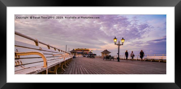 Cromer Pier Framed Mounted Print by Sarah Toon LRPS
