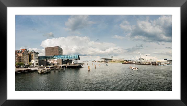 Royal Playhouse and Opera House in Copenhagen Framed Mounted Print by Steve Heap