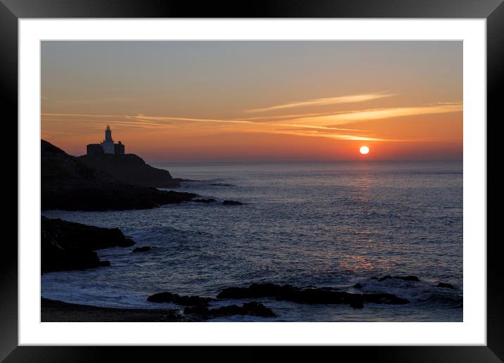 Sunrise over the Bay Framed Mounted Print by Jackie Davies