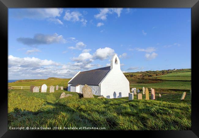 Welsh Chapel Framed Print by Jackie Davies