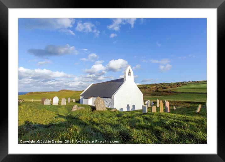Welsh Chapel Framed Mounted Print by Jackie Davies