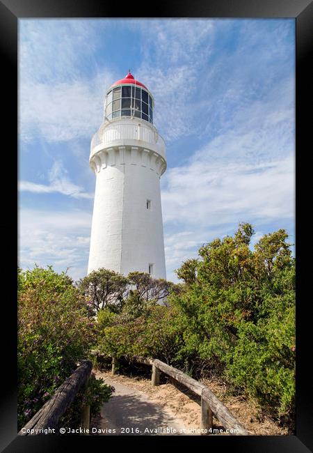 Cape Schanck Lighthouse Framed Print by Jackie Davies