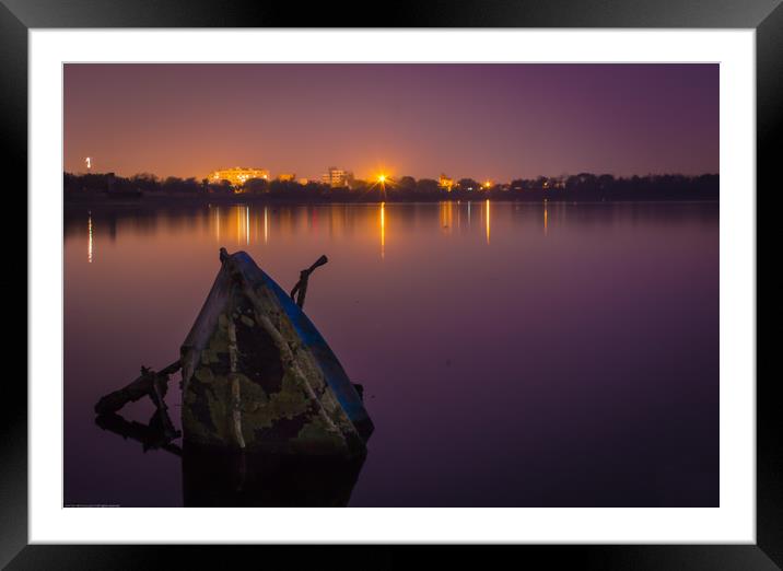 Submerged Framed Mounted Print by Indranil Bhattacharjee