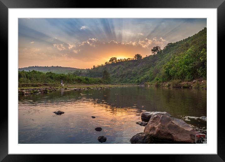 The Beautiful World Framed Mounted Print by Indranil Bhattacharjee