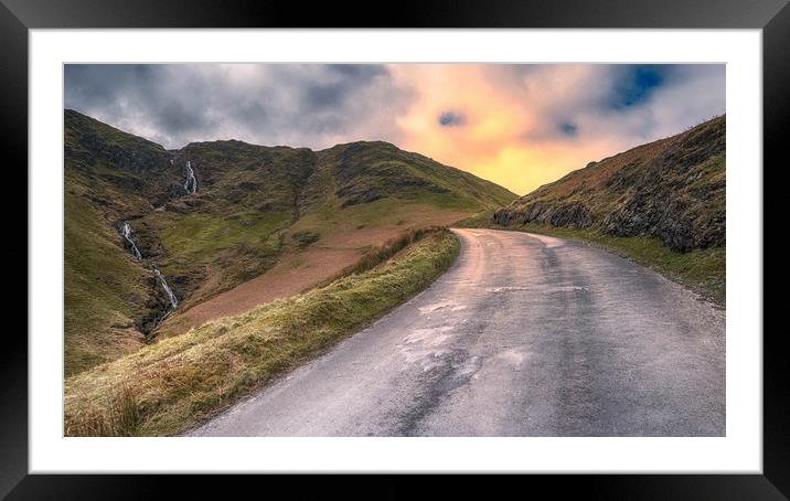 Road to Buttermere Framed Mounted Print by John Barlow