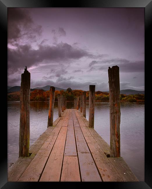 Derwentwater, Lake District, Cumbria, England Framed Print by David Bigwood