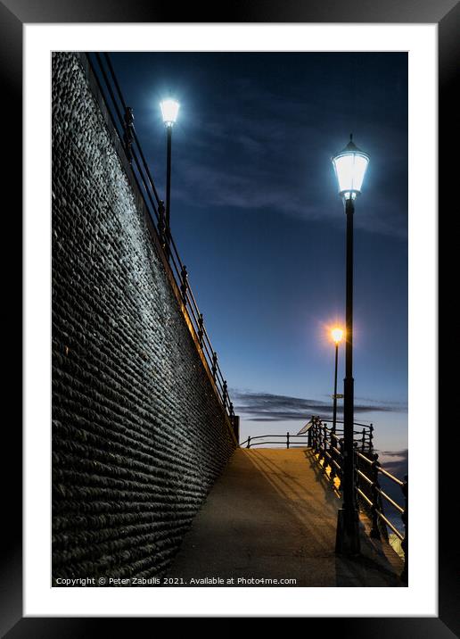 Cromer Lights Framed Mounted Print by Peter Zabulis