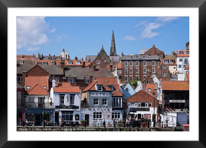 Whitby Framed Mounted Print by Peter Zabulis