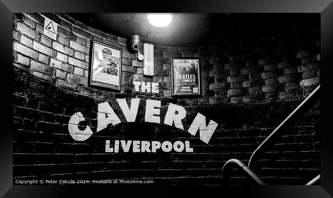 The Cavern Framed Print by Peter Zabulis