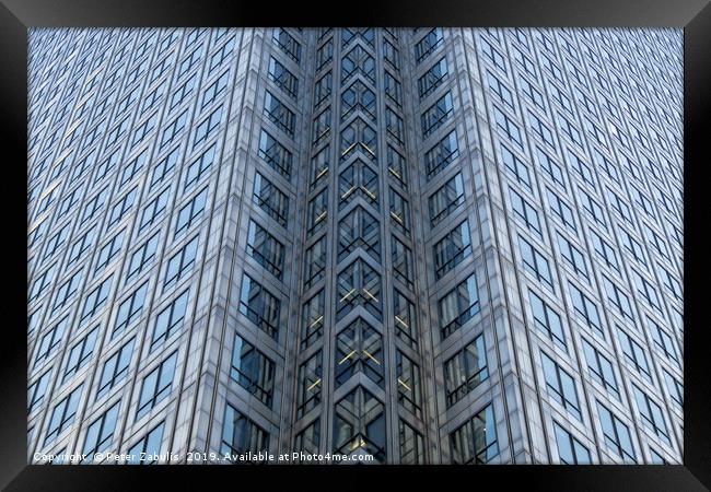 One Canada Square Framed Print by Peter Zabulis