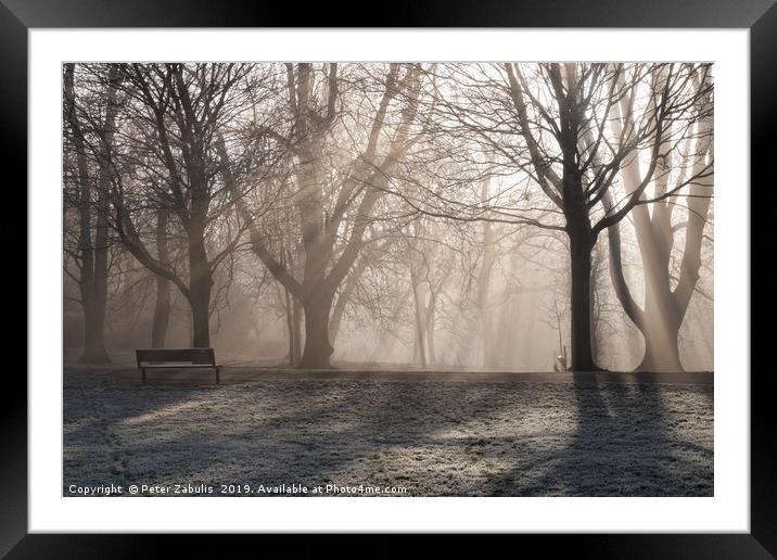 Magical Light Framed Mounted Print by Peter Zabulis