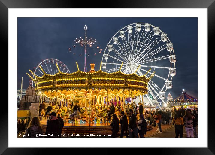 The Fair  Framed Mounted Print by Peter Zabulis