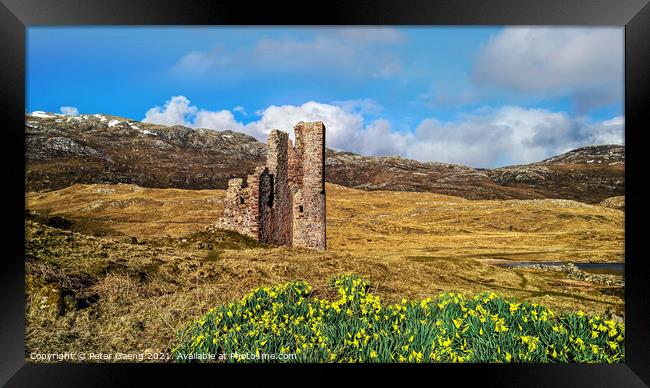 Ardvreck Castle - Sutherland - Scotland Framed Print by Peter Gaeng