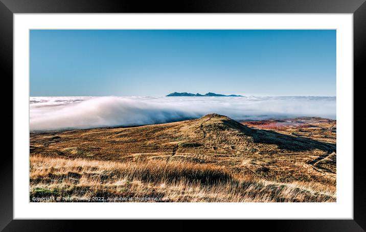Isle of Arran Cloud inversion - Scotland Framed Mounted Print by Peter Gaeng