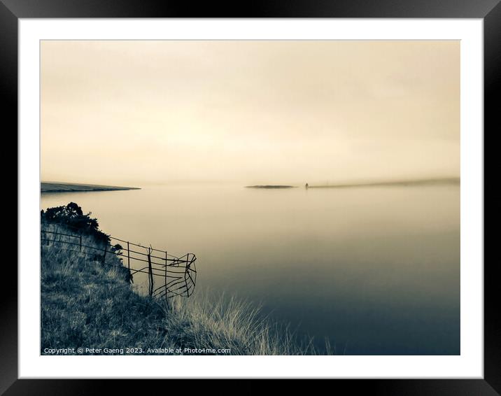 Winter's Embrace at Loch Thom, Scotland Framed Mounted Print by Peter Gaeng