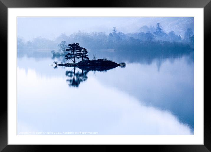 Ullswater Framed Mounted Print by geoff shoults