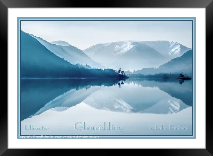 Ullswater Winter Morning Framed Mounted Print by geoff shoults