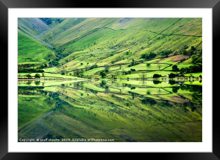 Wasdale Framed Mounted Print by geoff shoults