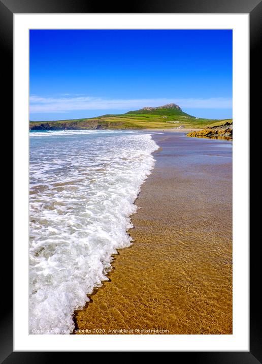 Whitesands beach Framed Mounted Print by geoff shoults