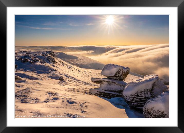 Kinder Inversion Framed Mounted Print by geoff shoults