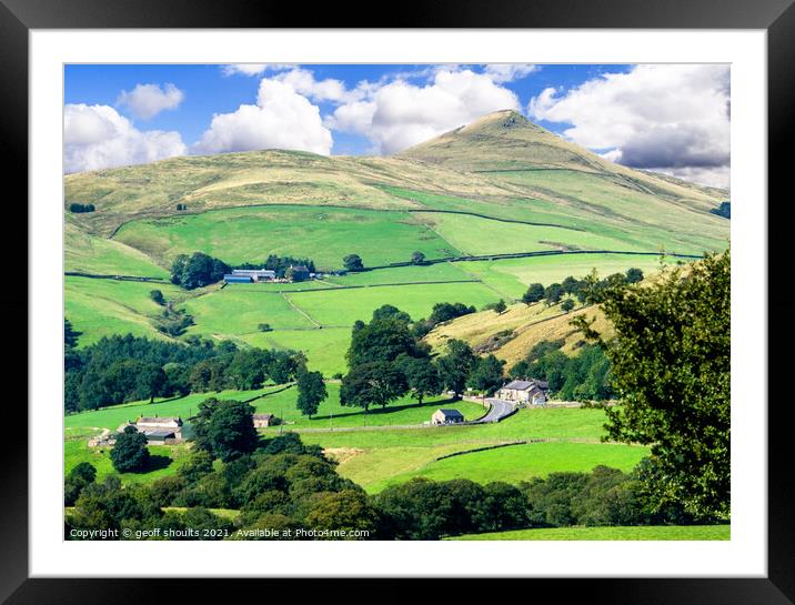 Shutlingsloe, Peak District Framed Mounted Print by geoff shoults