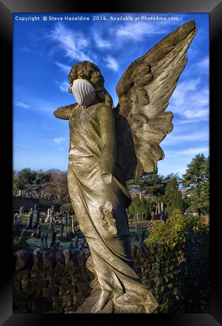 Angels with not so dirty faces Framed Print by Steve Haseldine