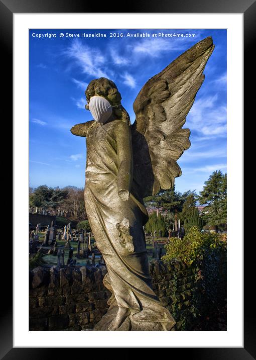 Angels with not so dirty faces Framed Mounted Print by Steve Haseldine