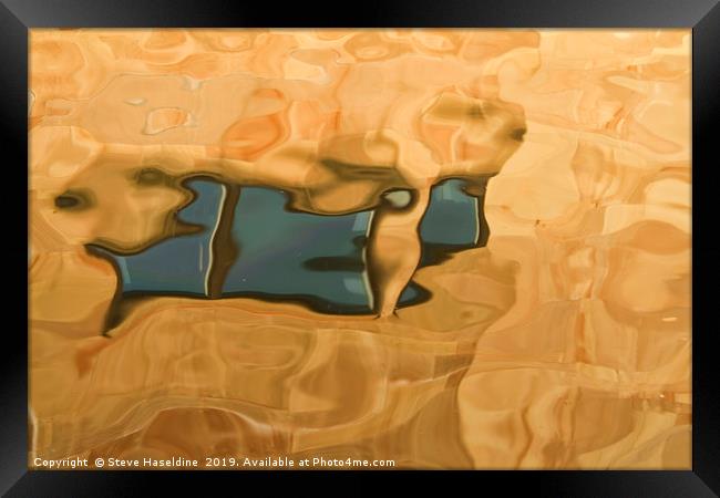 Abstract Fish Framed Print by Steve Haseldine