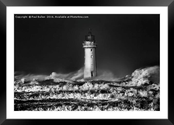 Perch Rock Lighthouse Framed Mounted Print by Paul Bullen