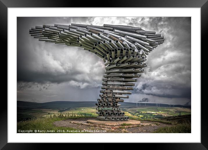The Singing Ringing Tree Framed Mounted Print by Barry Jones