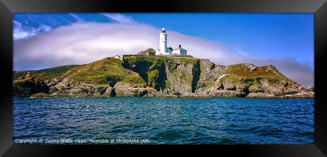 Startpoint Lighthouse in Devon, England  Framed Print by Danny Wallis