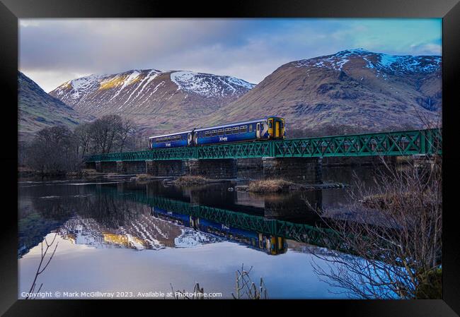 Scotrail on the Awe Viaduct Framed Print by Mark McGillivray