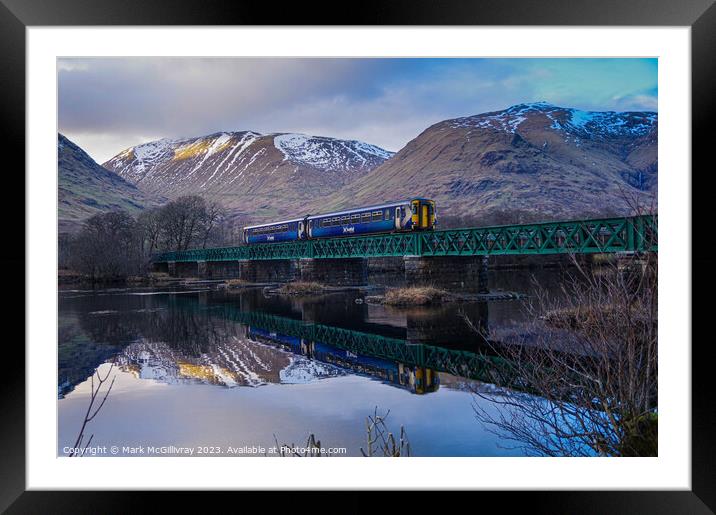 Scotrail on the Awe Viaduct Framed Mounted Print by Mark McGillivray