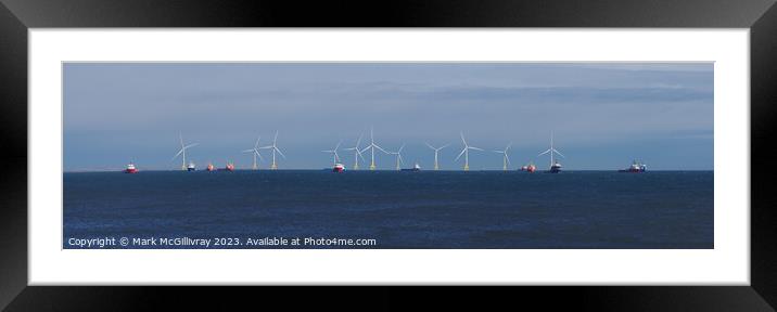 Turbine and Ship Panorama Framed Mounted Print by Mark McGillivray