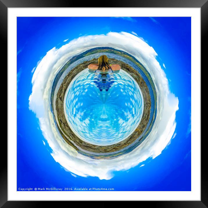 A World of Relaxation Framed Mounted Print by Mark McGillivray