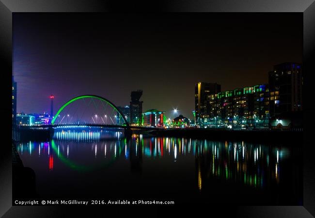 Glasgow - St Patricks Day Framed Print by Mark McGillivray